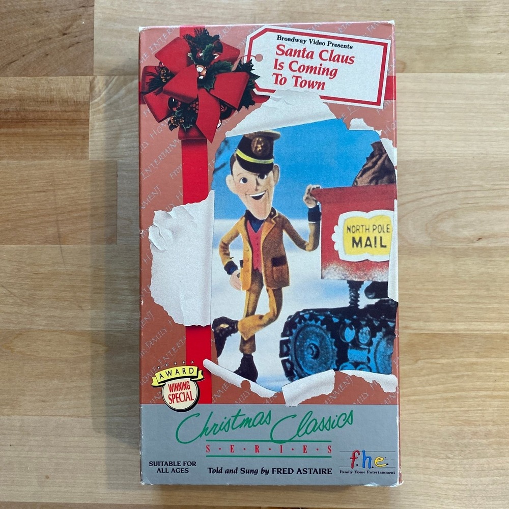 Santa Claus Is Coming To Town VHS 1989 Christmas Classic FHE